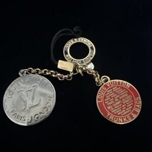 LOUIS VUITTON Strap Key ring holder chain Bag charm AUTH TRUNKS & BAGS F/S L62